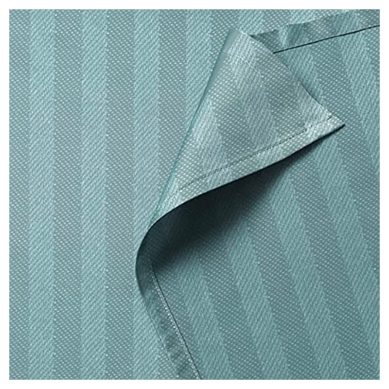 BYFT - Tulip Single Satin Stripe Flat Sheet 160 x 280 cm - Sea Green 