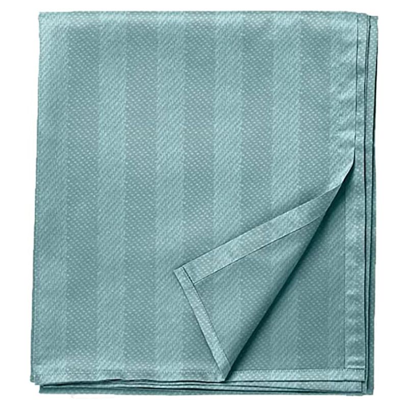 BYFT - Tulip Queen Satin Stripe Flat Sheet 220 x 280 cm - Sea Green 