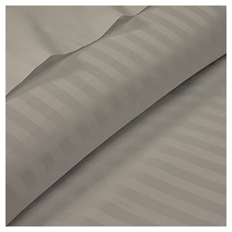 BYFT - Tulip Queen Satin Stripe Duvet Cover 225 x 245 + 30 cm - Sand 