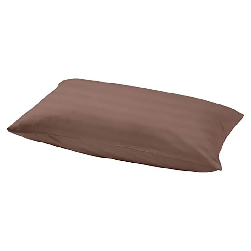 BYFT - Tulip Satin Stripe Pillow Cover 52 x 73 + 12 cm - Dark Brown 