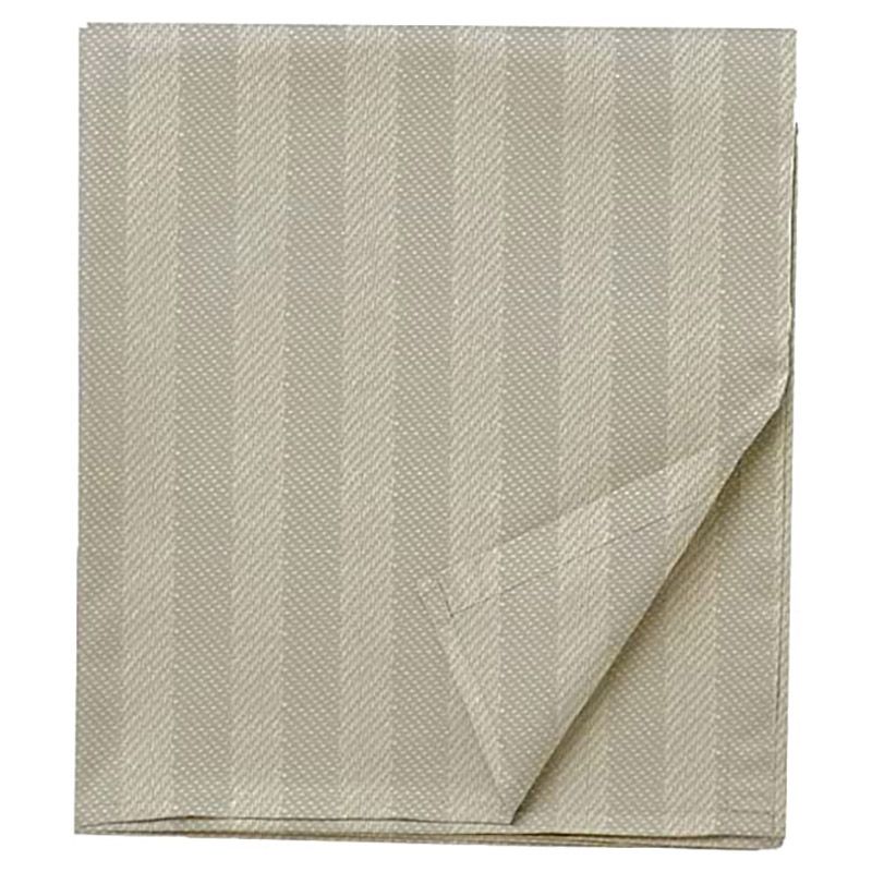 BYFT - Tulip King Satin Stripe Flat Sheet 260 x 280 cm - Sand 