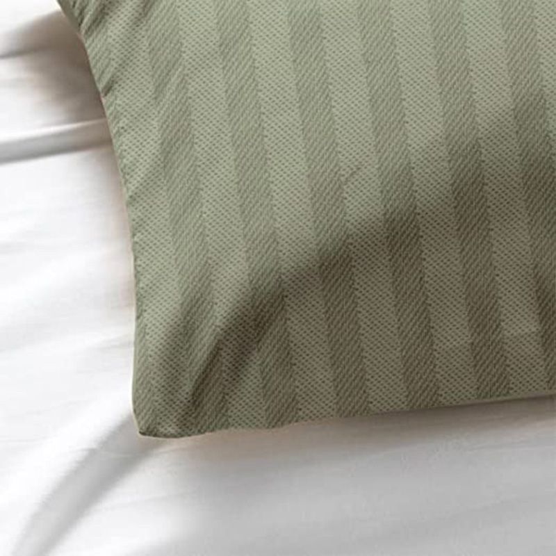 BYFT - Tulip Satin Stripe Pillow Cover 52 x 73 + 12 cm - Sand 