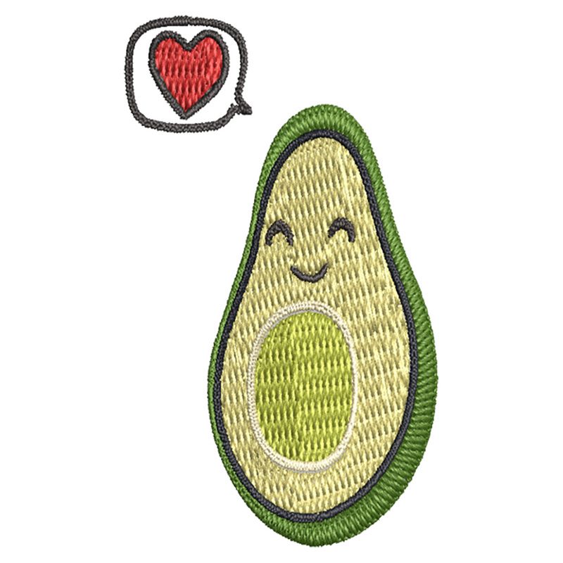 Byft - Iris Embroidered Avocado Hand Towel