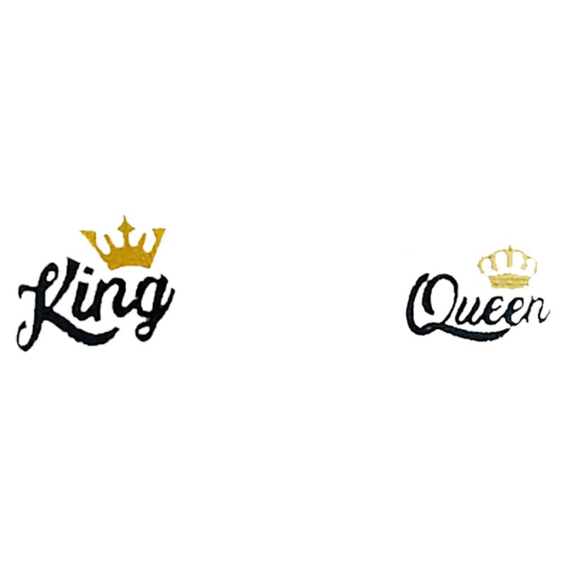 بي واي أف تي - أرواب استحمام مطرزة آيريس - King & Queen