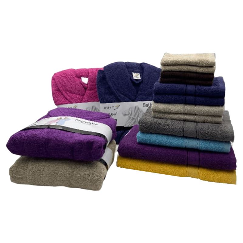 Byft - Daffodil 100% Cotton Bath Linen 16pc-Set 10Y+