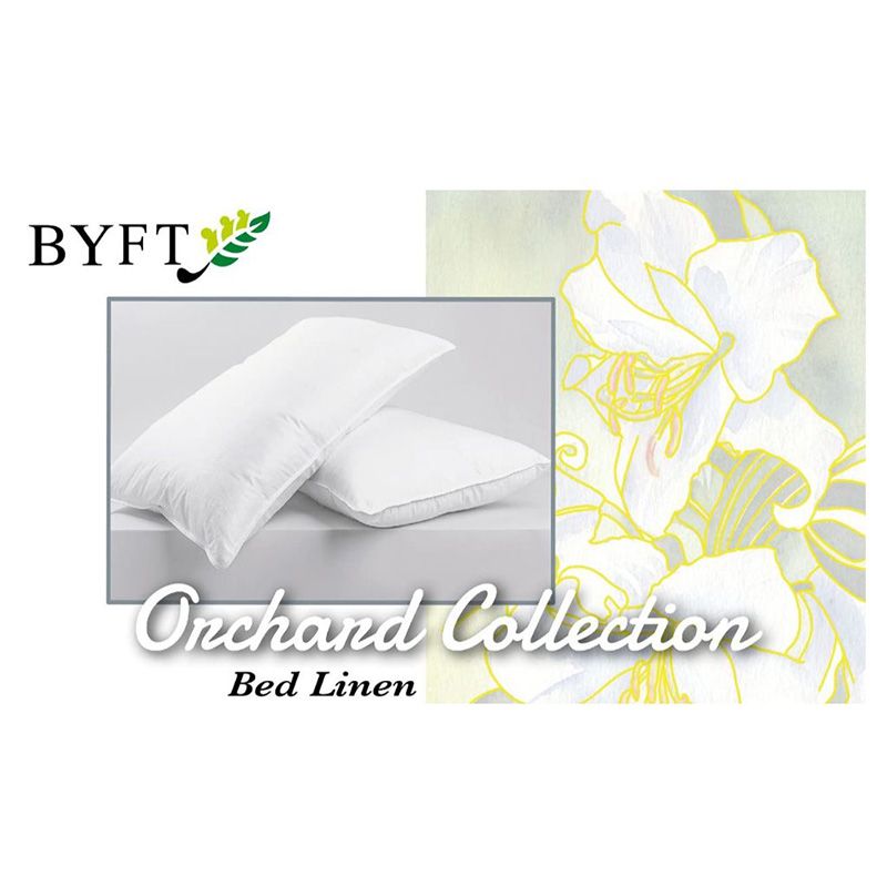 BYFT - Orchard Microfiber Pillows 2pcs - White