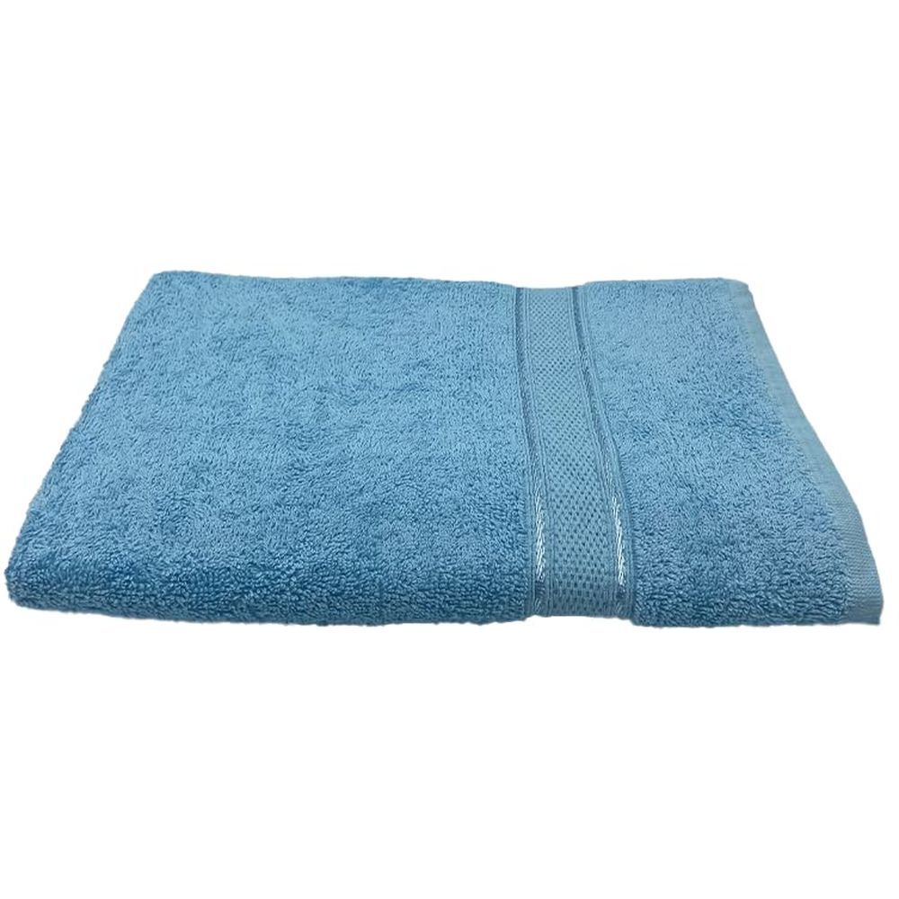 Byft - 100% Cotton Daffodil Bath Towel - 70X140Cm - Light Blue