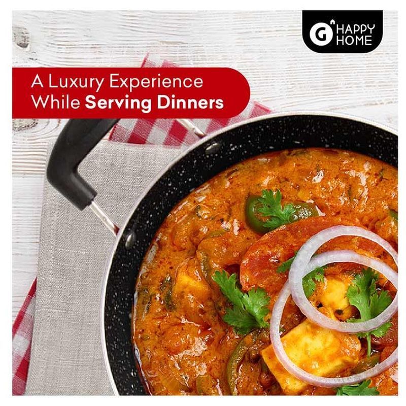 Grofers - Happy Home Kadahi Non Stick W/ Induction Base