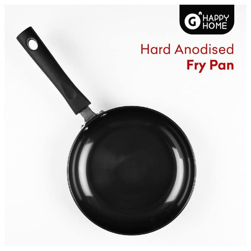 Grofers - Happy Home Frypan Hard Anodised