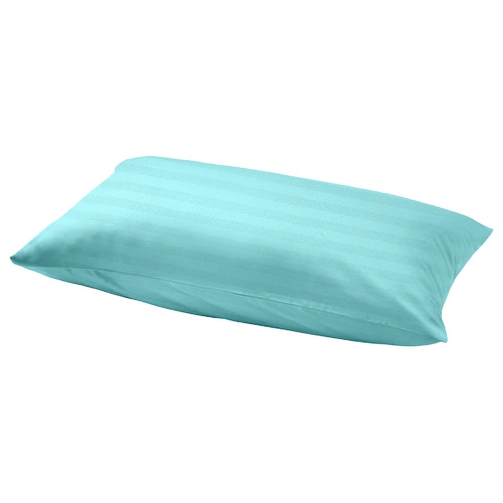 Byft - Queen Flat Sheet, Duvet Cover & Pillow Case - Sea Green - 6pcs