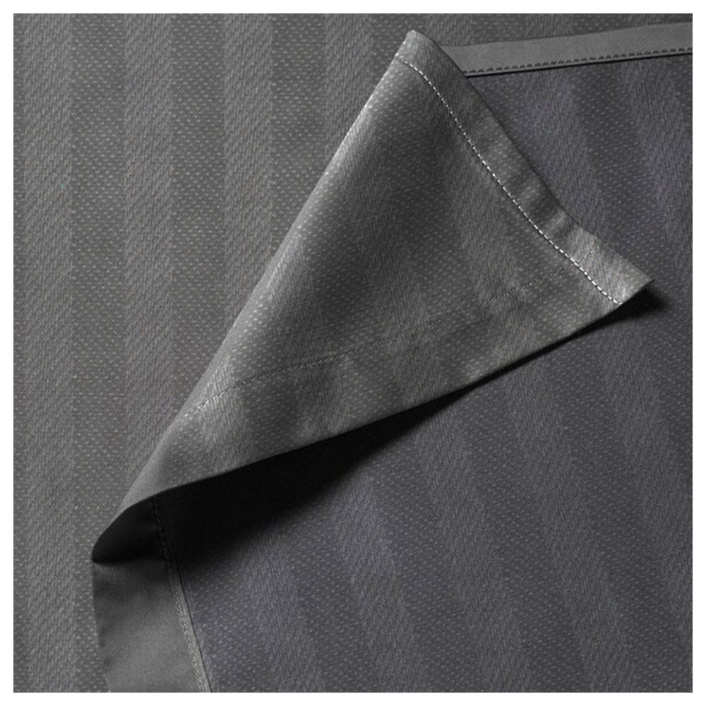 Byft - Single Flat Sheet & Pillow Case - Charcoal - 2pcs