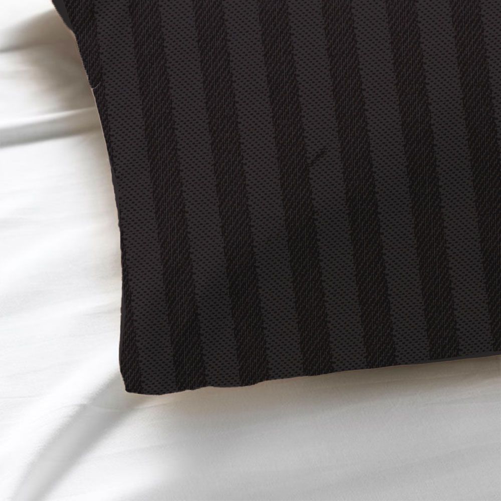 Byft - Single Flat Sheet & Pillow Case - Charcoal - 2pcs