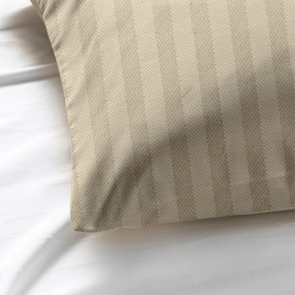 Byft - Single Fitted Sheet & Pillowcase - Cream - 2pcs