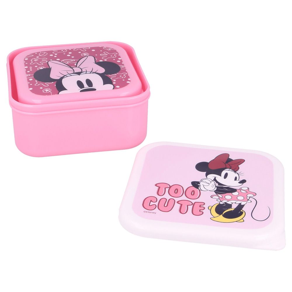 Disney - Nesting Snack Boxes Set - Minnie Stay Cool - 3pcs