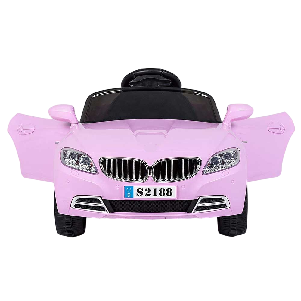 BMW - 12V Coupe Style Electric Rideon Car - Pink