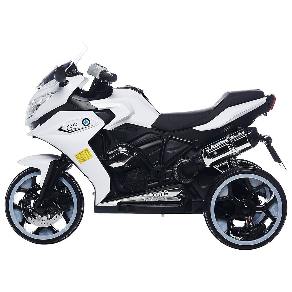 Factual Toys - 6V BMW Kids Electric Motorbike - White