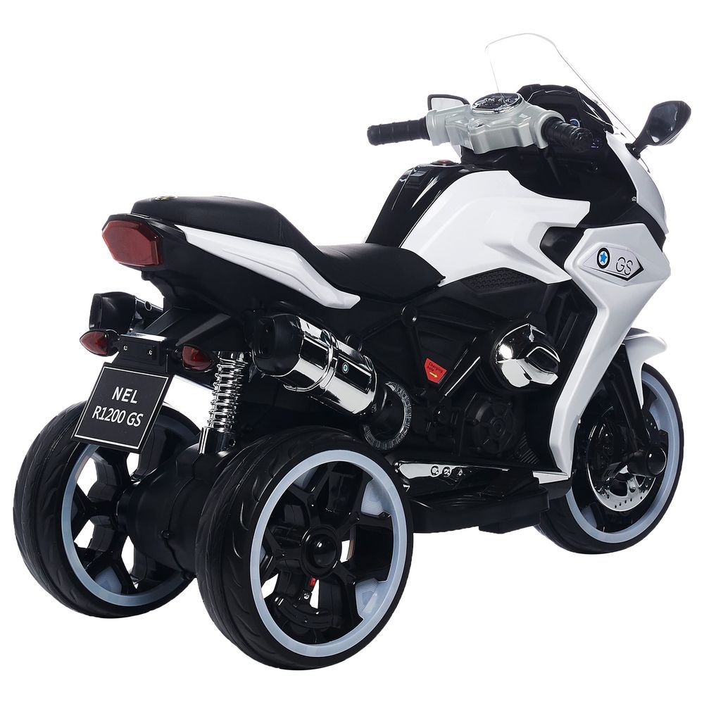 Factual Toys - 6V BMW Kids Electric Motorbike - White