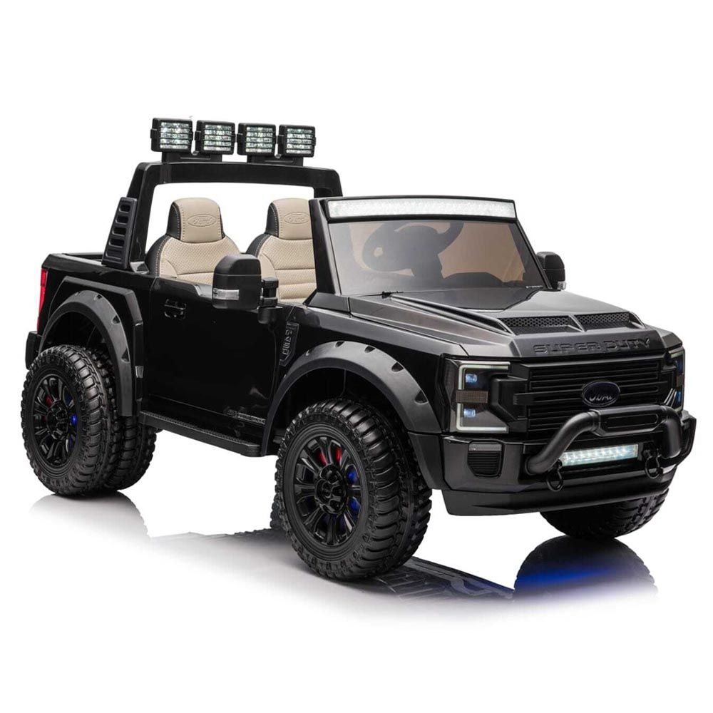 Factual Toys - 12V Ford Jeep Kids Ride-On Car - Black 