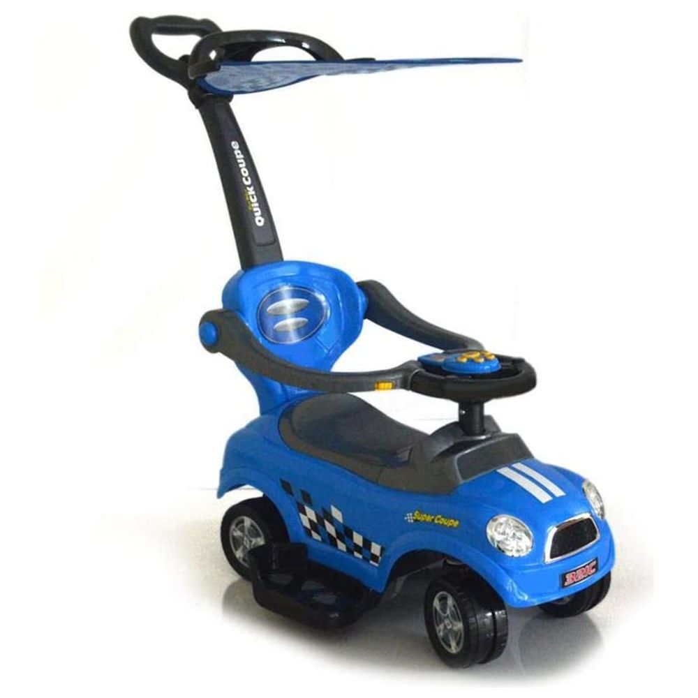 Factual Toys - Sunshine Canpoy Coupe Pusher Car - Blue 