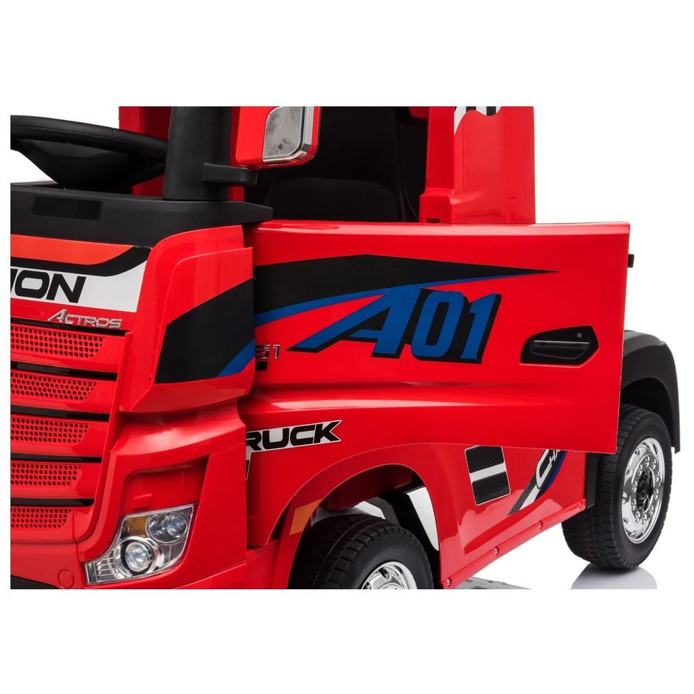 Mercedes Benz - Heavy Electric Truck 12V - Red