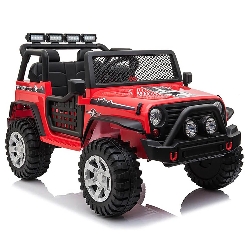 Factual Toys - 2 Seater Kids Electric Jeep - 12V - Red