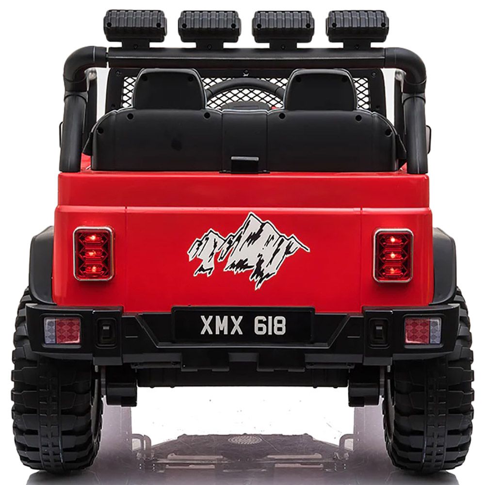 Factual Toys - 2 Seater Kids Electric Jeep - 12V - Red