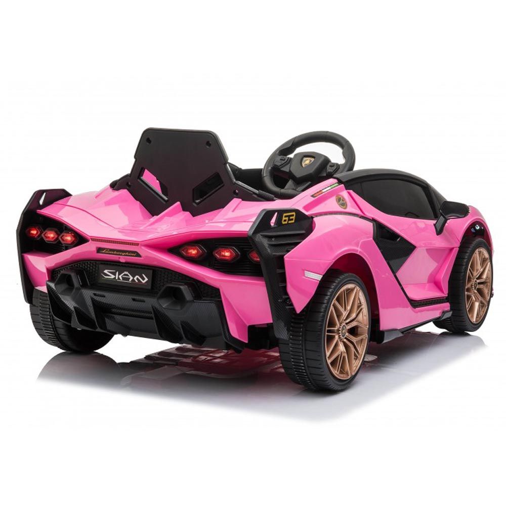 Factual Toys - 12V Lamborghini Sian Kids Ride-On Car - Pink