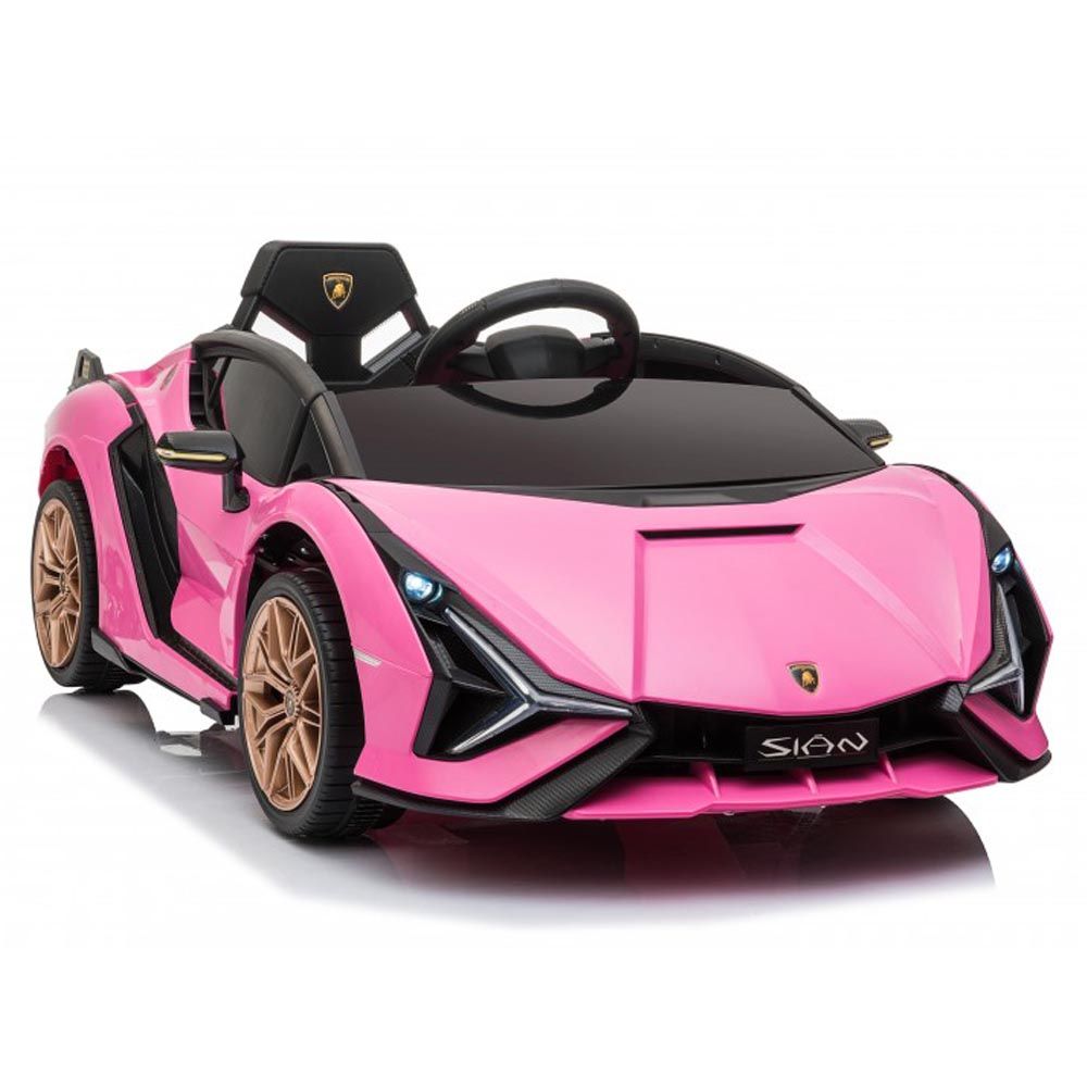 Factual Toys - 12V Lamborghini Sian Kids Ride-On Car - Pink