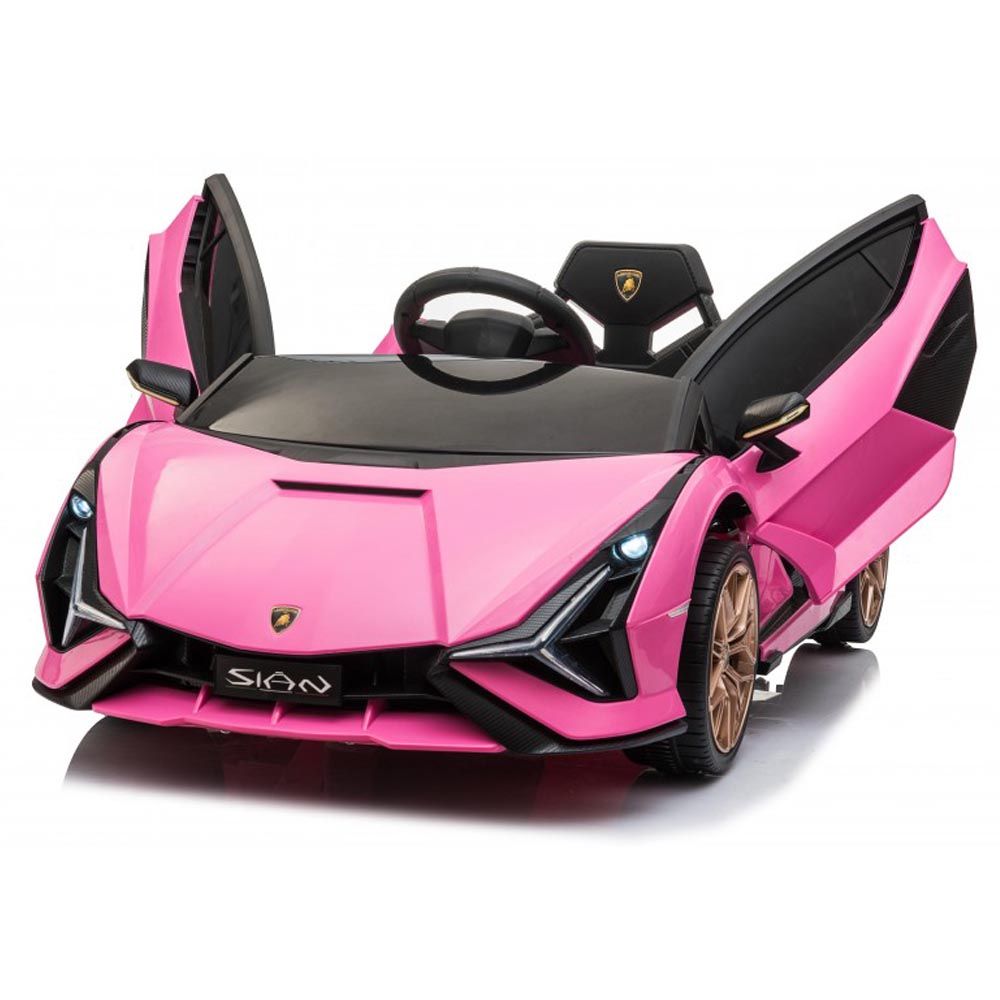 Factual Toys - 12V Lamborghini Sian Kids Ride-On Car - Pink