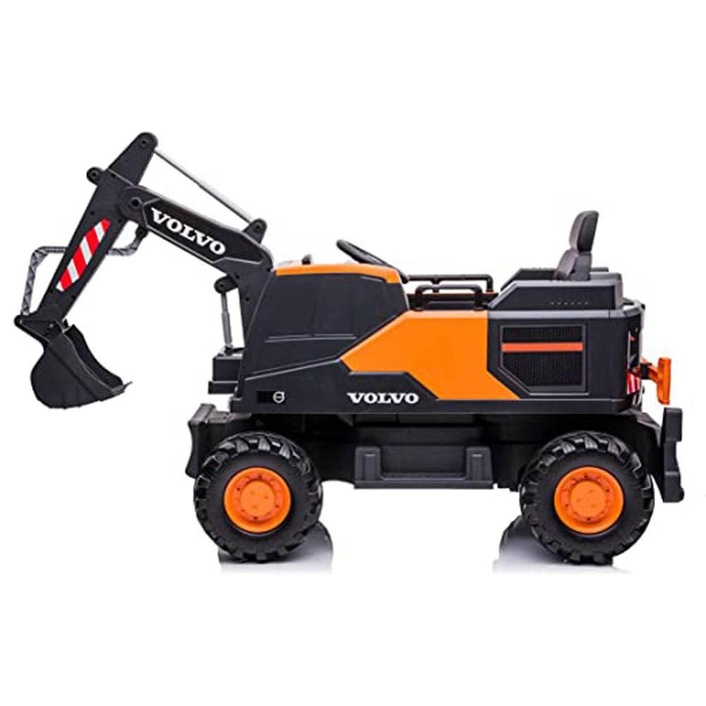 Factual Toys - 12V Volvo Excavator Kids Ride-On - Orange 