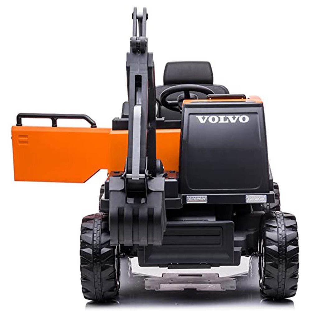 Factual Toys - 12V Volvo Excavator Kids Ride-On - Orange 