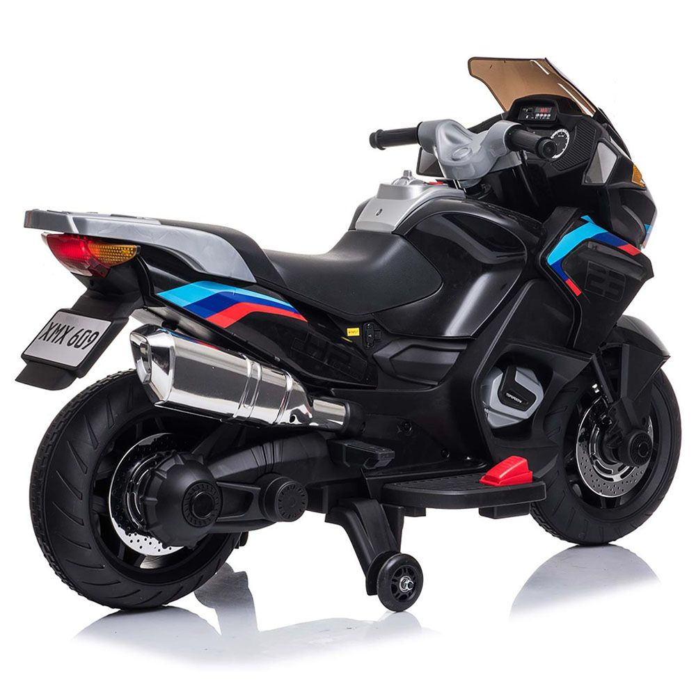 Factual Toys - Kids Electric Motorcycle - 12V - Black