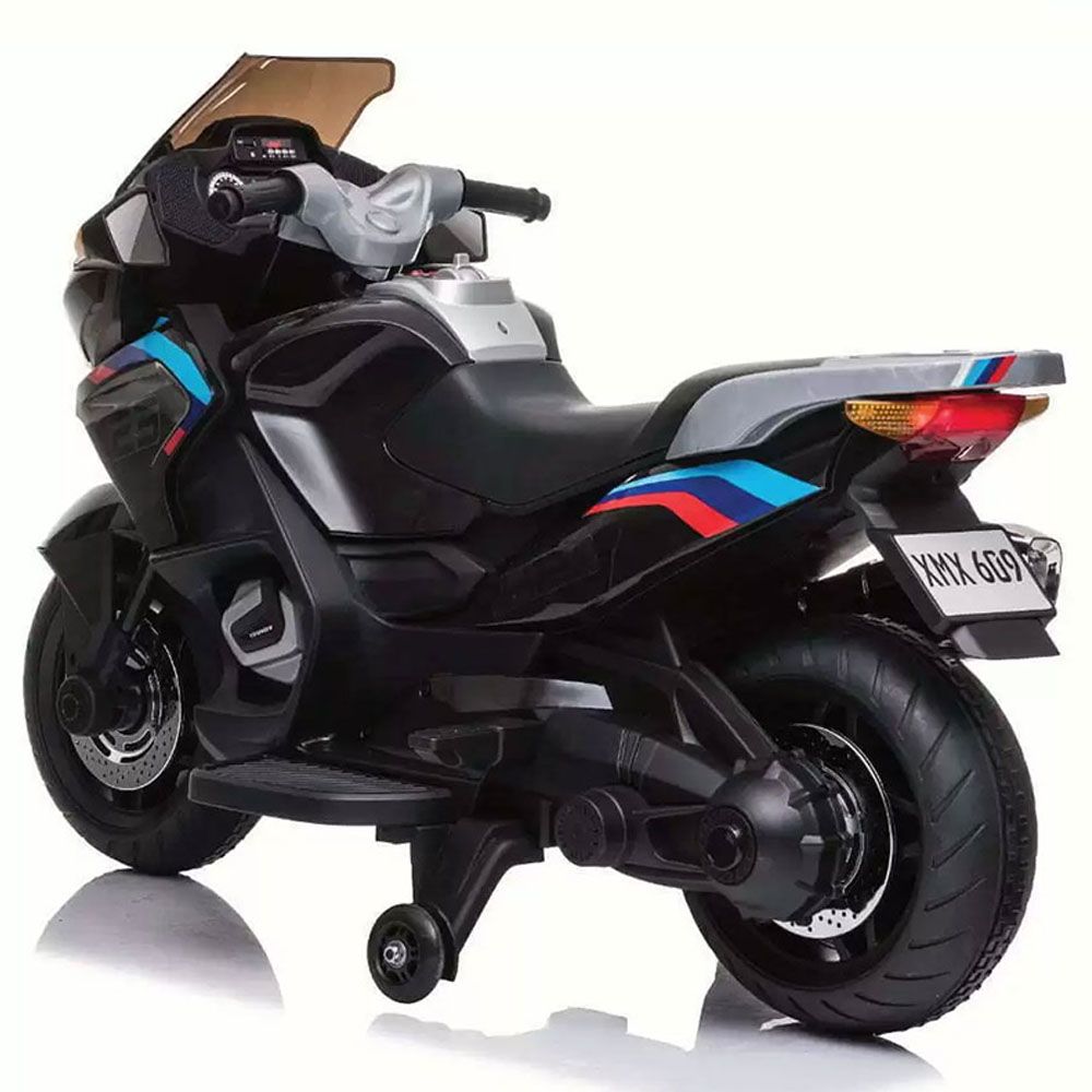 Factual Toys - Kids Electric Motorcycle - 12V - Black