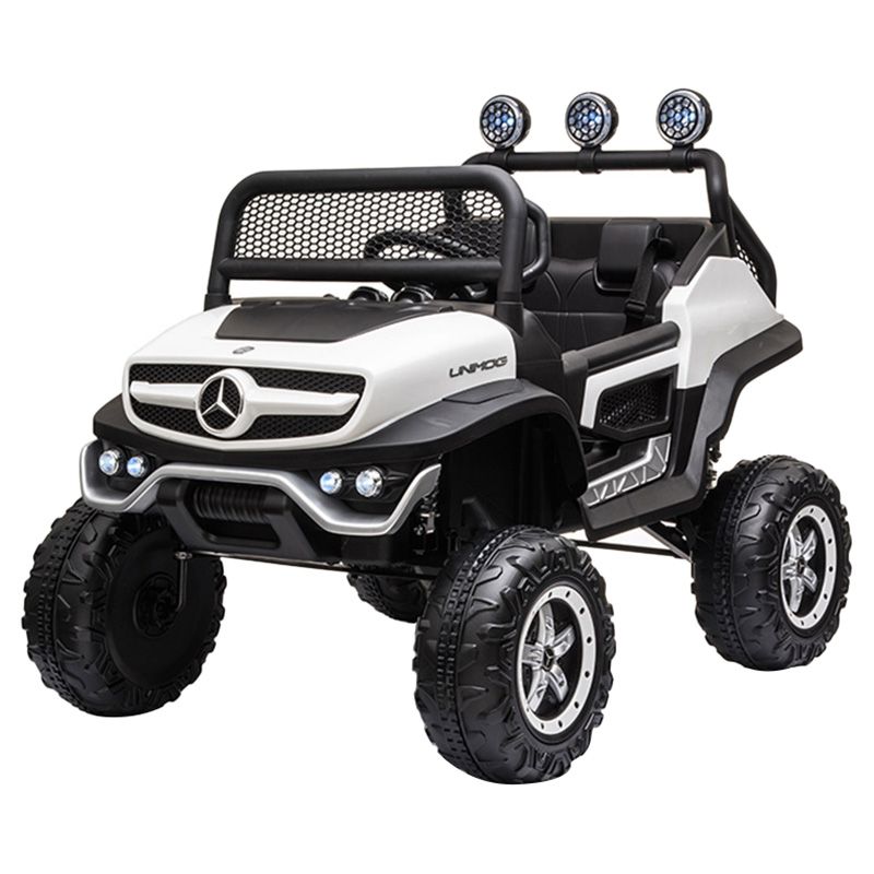 Mercedes Benz - Unimog Junior Rideon Electric Car 12V - White