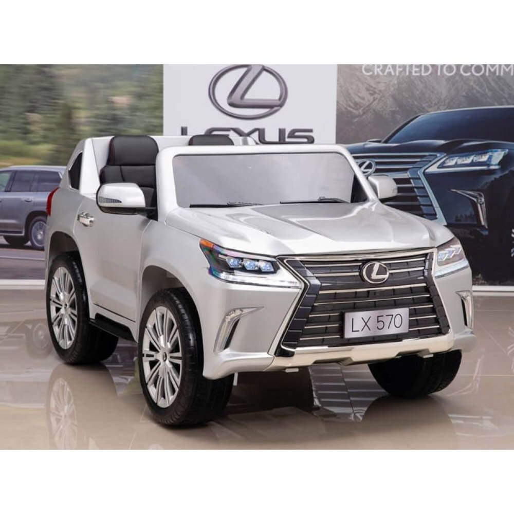 Lexus - Lx-570 Electric Rideon Car 12V - Painted Silver