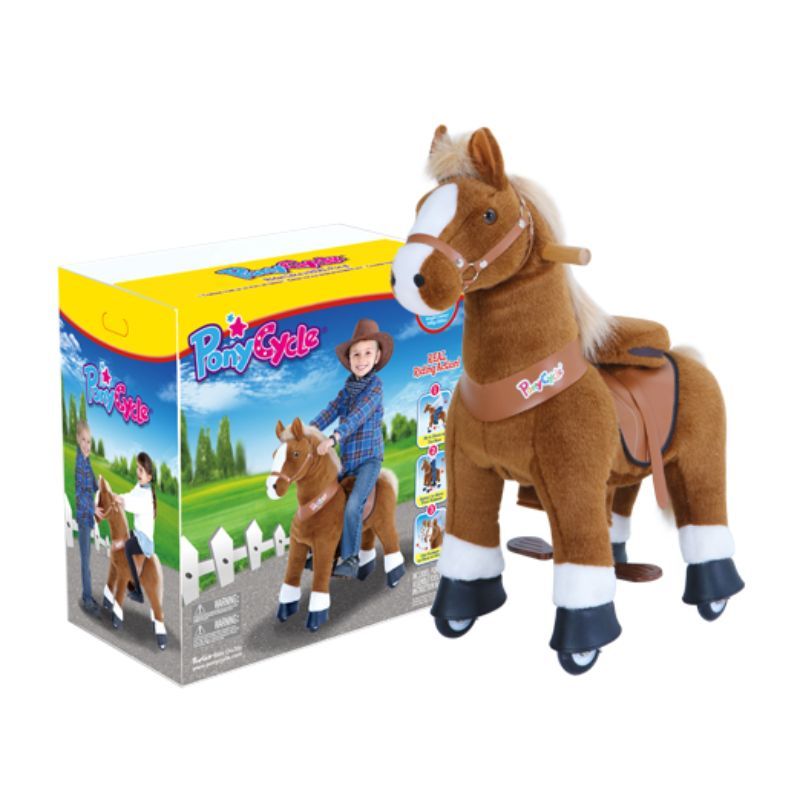 Pony Cycle Brown Riding Toy - Medium