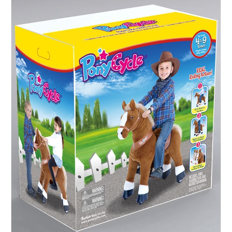 Pony Cycle Brown Riding Toy - Medium