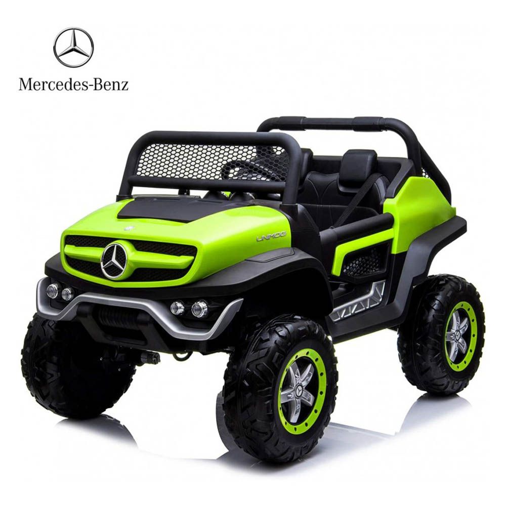 Mercedes-Benz - 2 Seater Electric Rideon Car 12V - Green