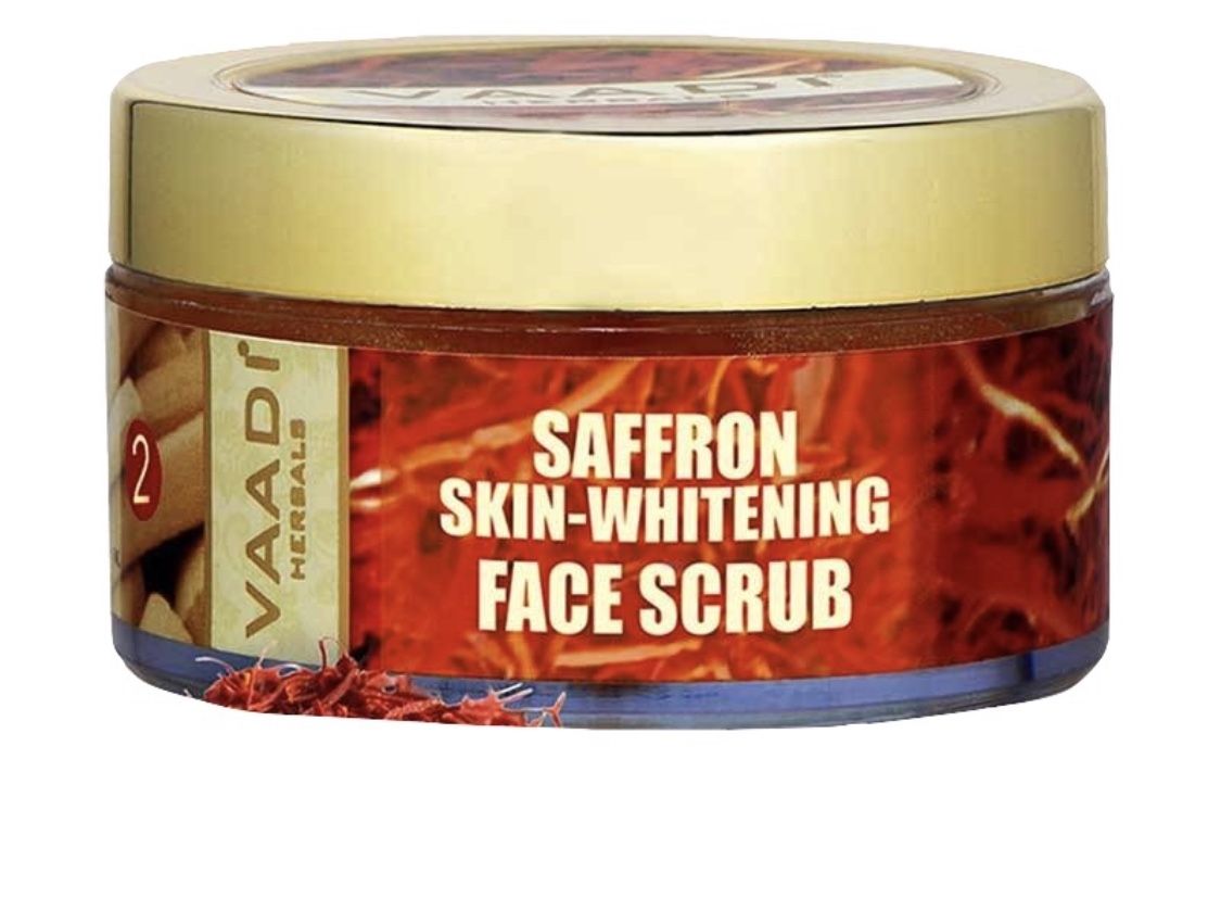 Vaadi Saffron whitening Scrub w/ Basil Oil & Shea Butter