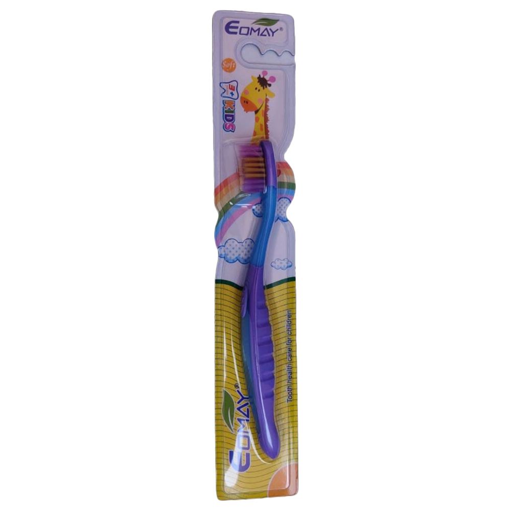 Purple Parrot - Kids Toothbrush Pack of 2 - Assorted 1pc