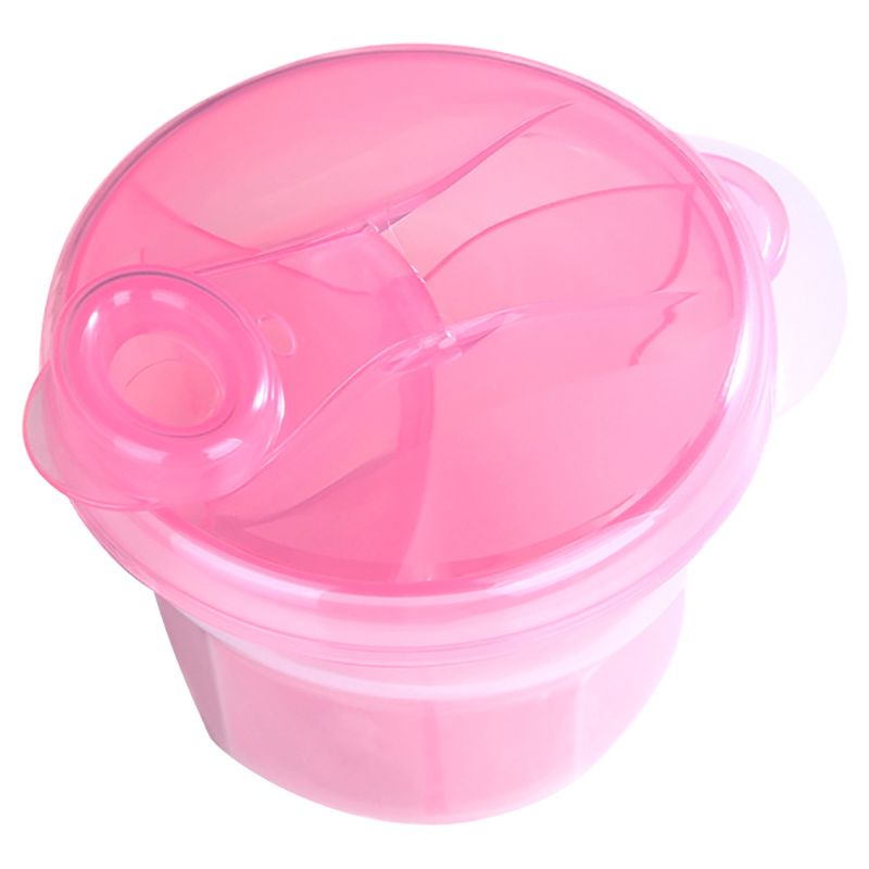 Purple Parrot - Milk Powder Container - Pink