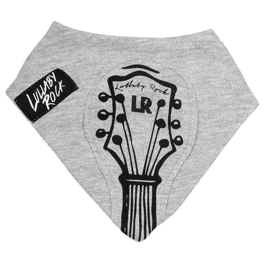 Lullaby Rock - Bandana Bib Guitar - Grey