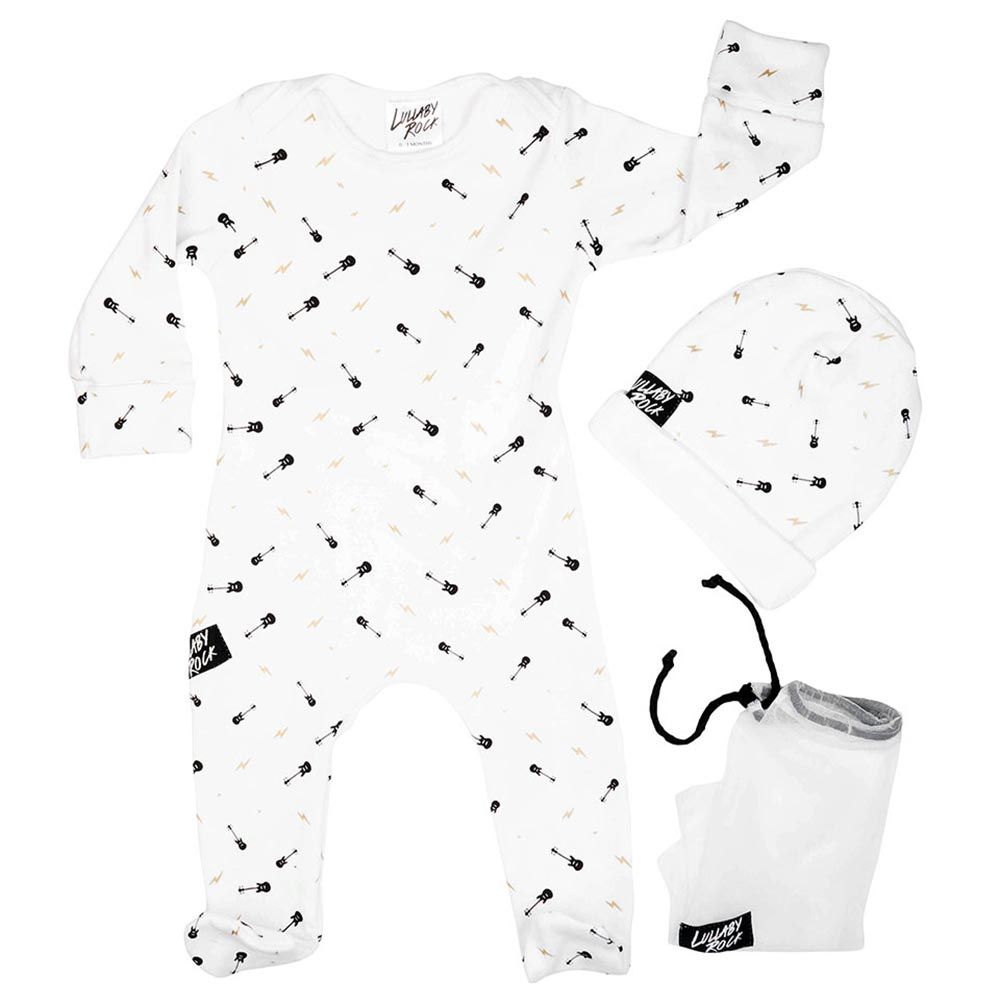 Lullaby Rock - Newborn Gift Set - White