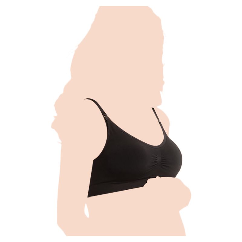 Magic Body Fashion - Mommy Comfort Nursing Bra - Black