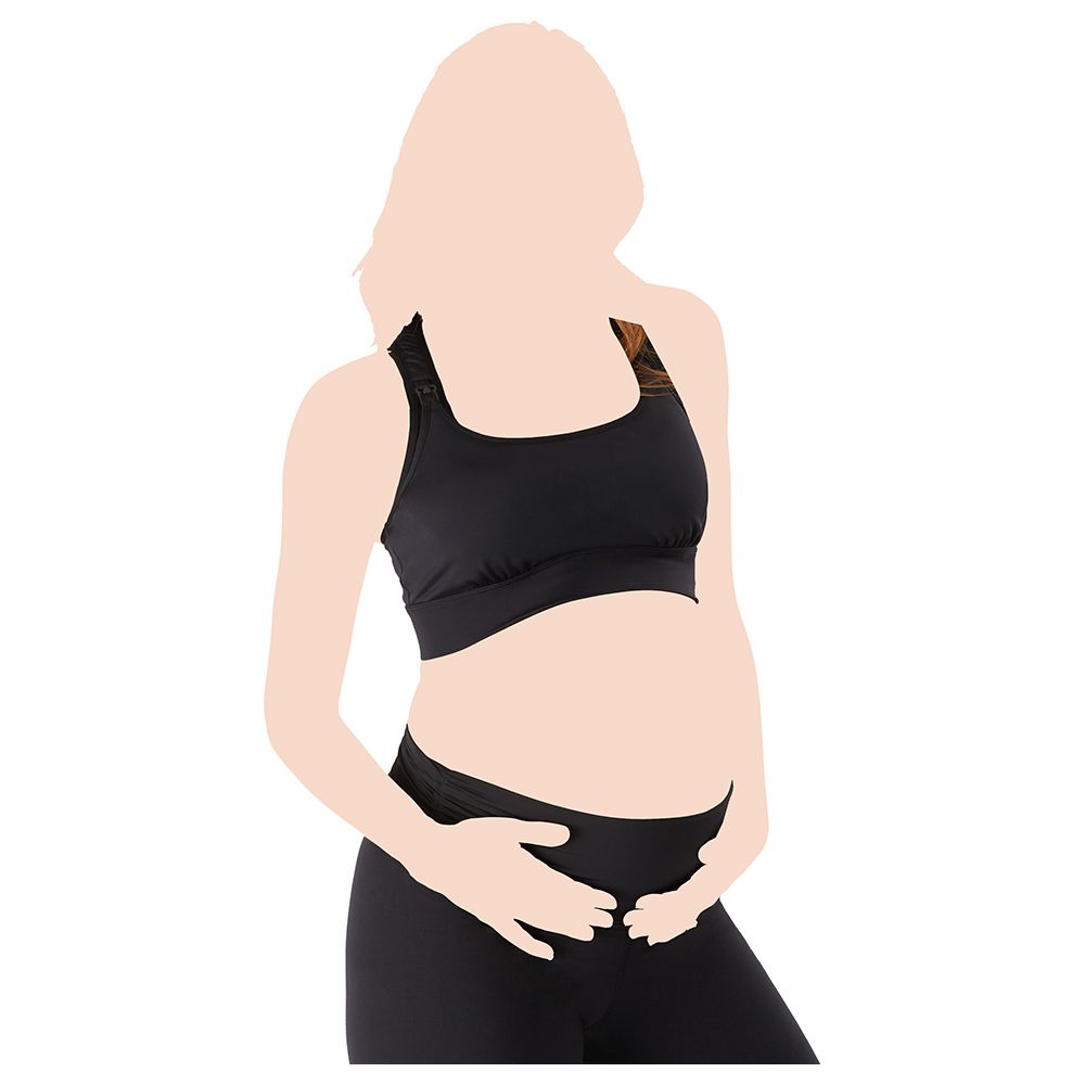 Belly Bandit - Nursing Sports Bra - Black