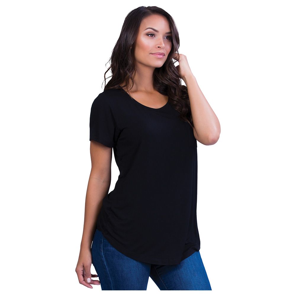 Belly Bandit Perfect Nursing Tee Black