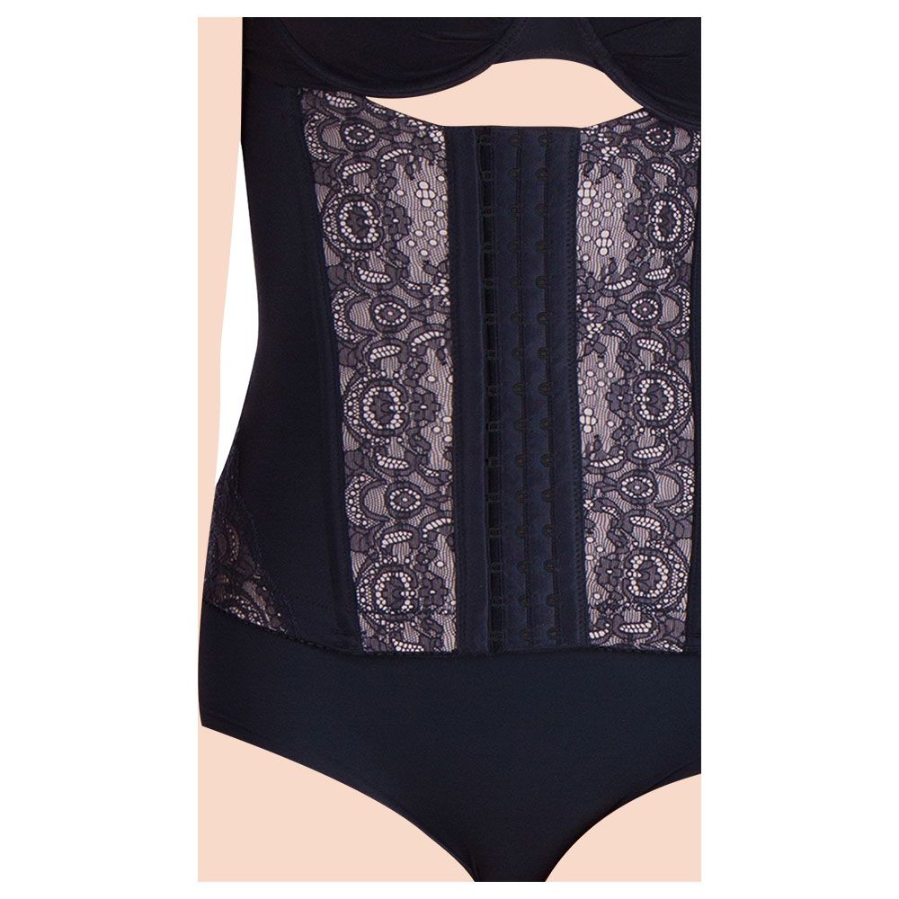 Belly Bandit Mother Tucker Lace Corset Black