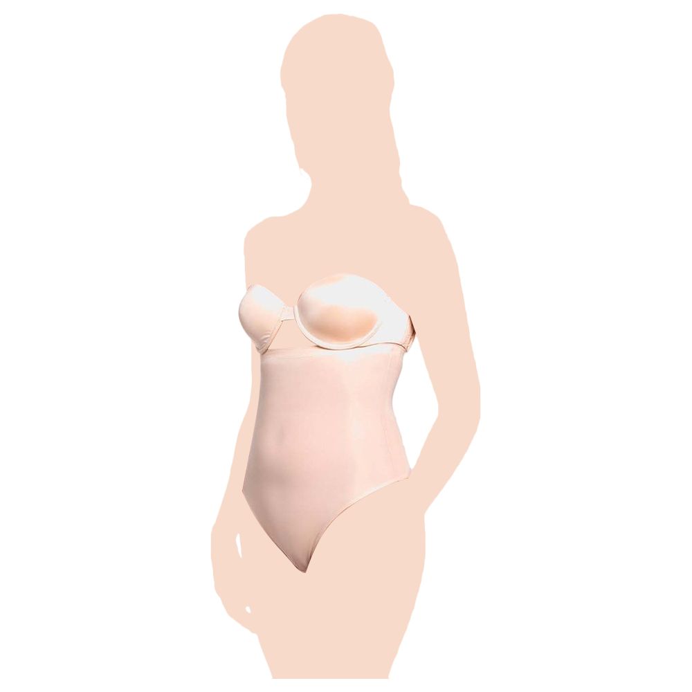 Klynn - Magic Body Fashion - Hi Waist Thong - Latte