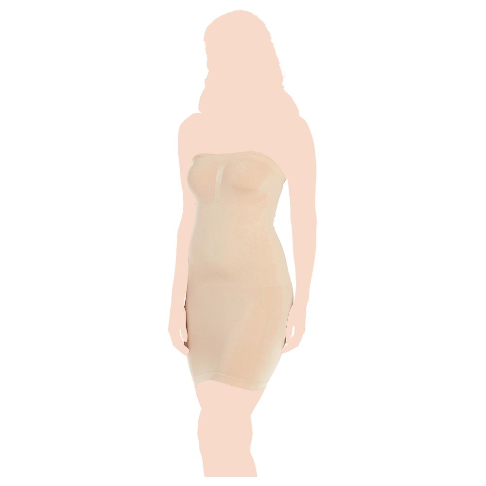 Klynn - Magic Body Fashion - Tube Dress - Latte