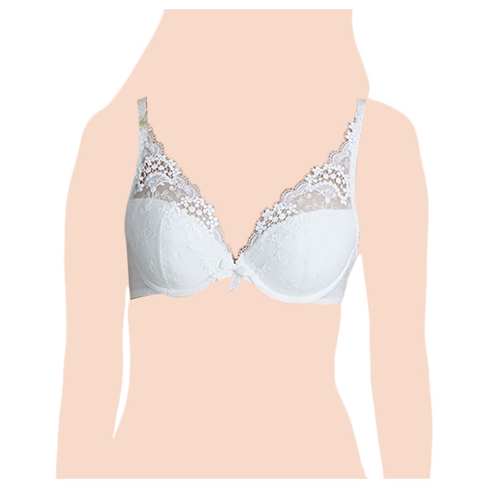 Simone Perele - Wish Triangle Push Up Bra - Ivory